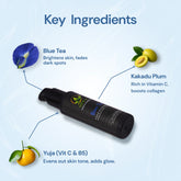 Nefol Facewash with Blue Tea, Kakadu Plum & Yuja - Anti-Oxidant Rich Cleanser, Reduces Aging Signs - 100ml - Nefol